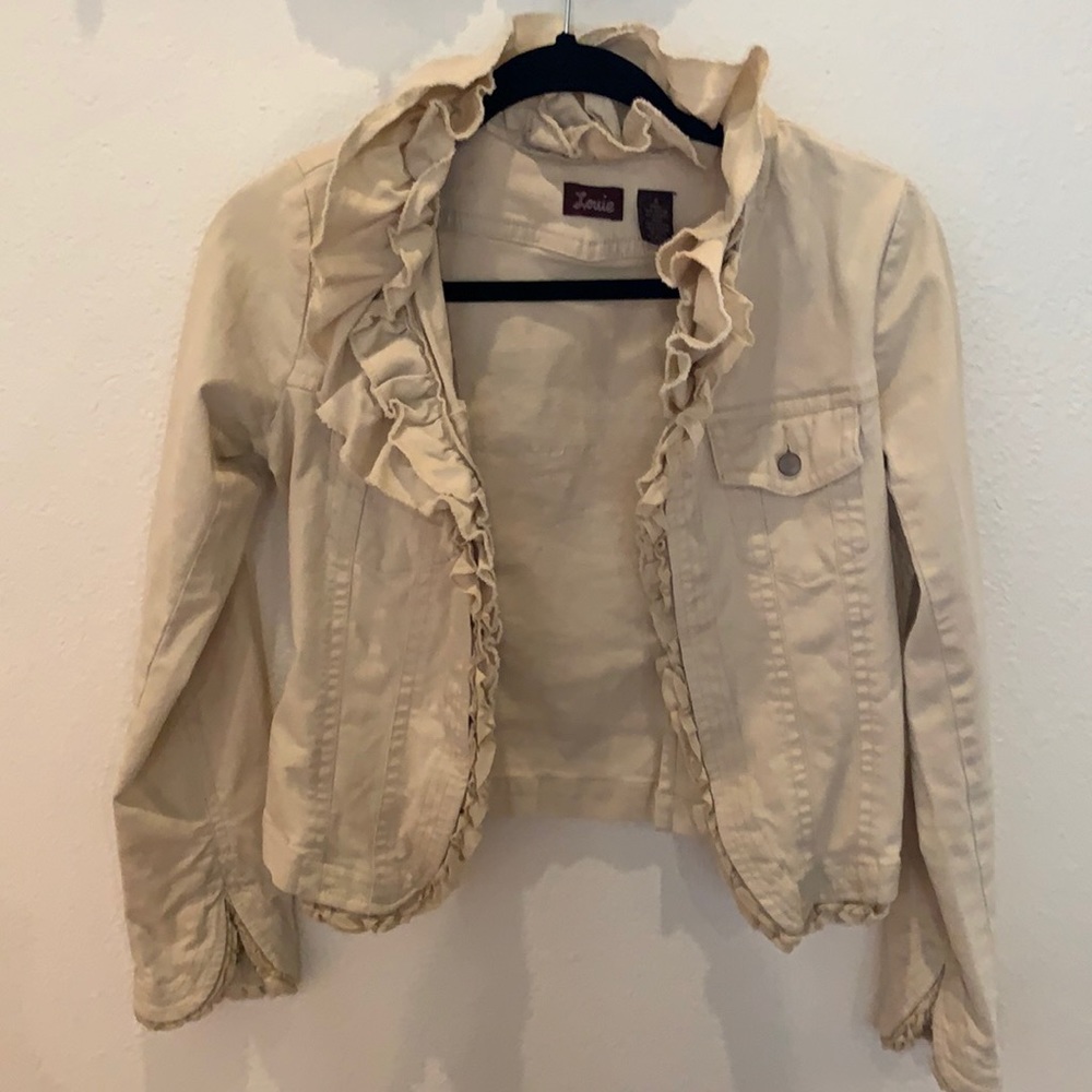 Super Cute Ruffled Jacket